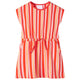 Vidaxl children's dress with drawstring 140 pink and red