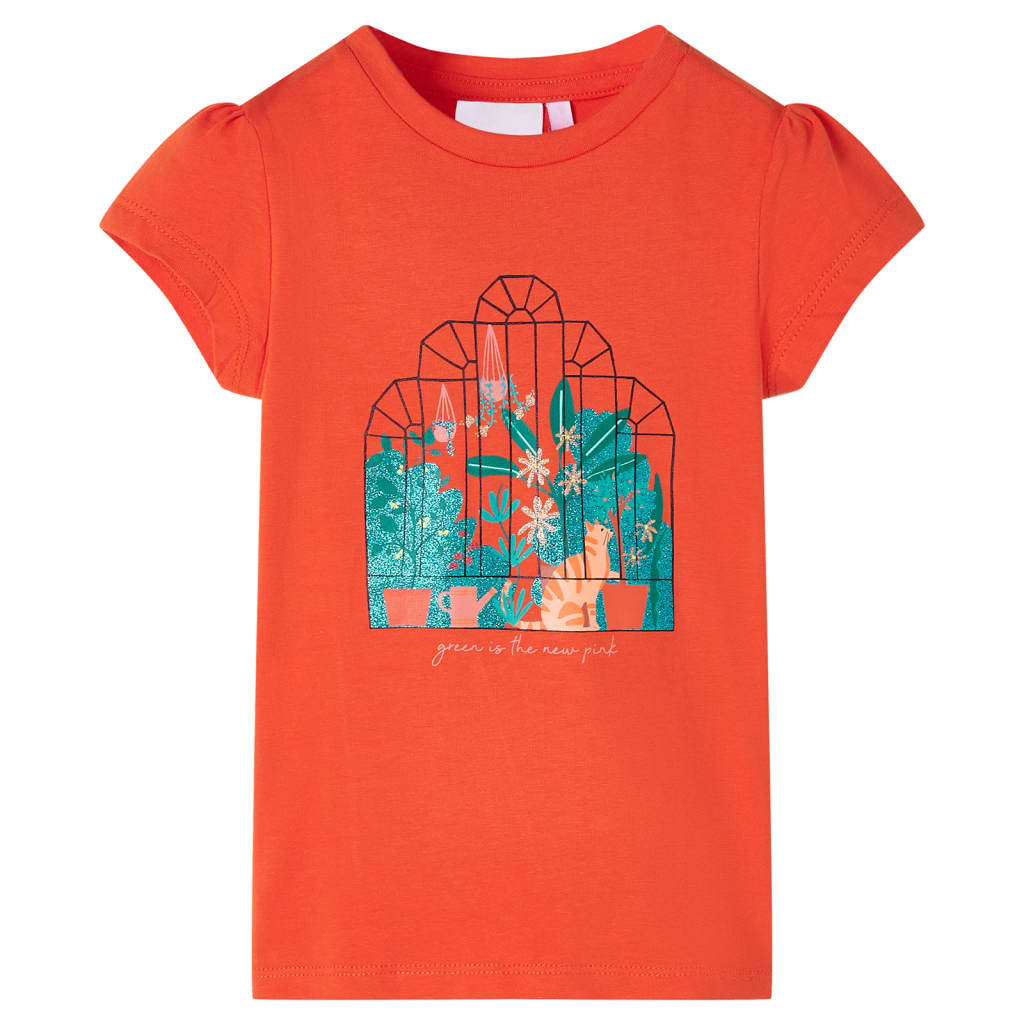 Vidaxl Children's Shirt 140 Donkeroranje