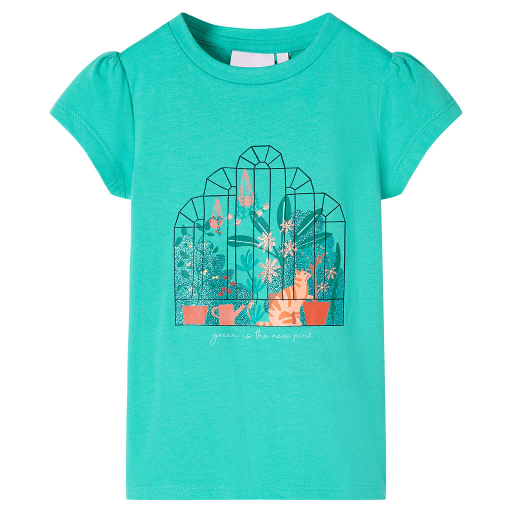 Vidaxl Children's Shirt 104 Menta colorato