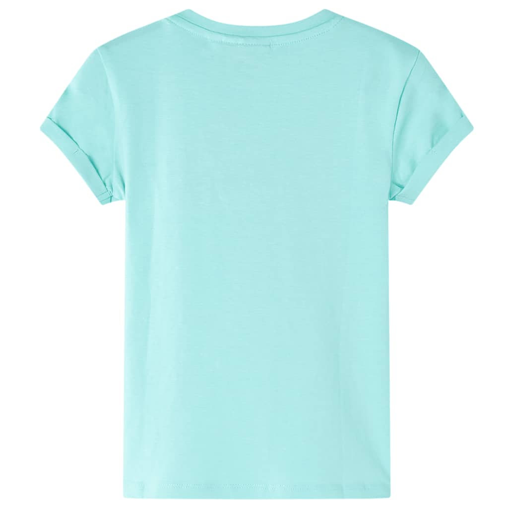 Vidaxl Children's Shirt 104 Menta leggera colorata