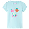 Vidaxl camisa para niños 92 azul claro azul