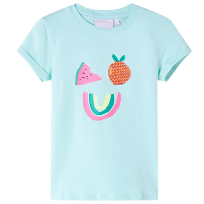 Vidaxl Shirt per bambini 92 Blu chiaro