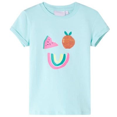 Vidaxl Shirt per bambini 104 Blu chiaro