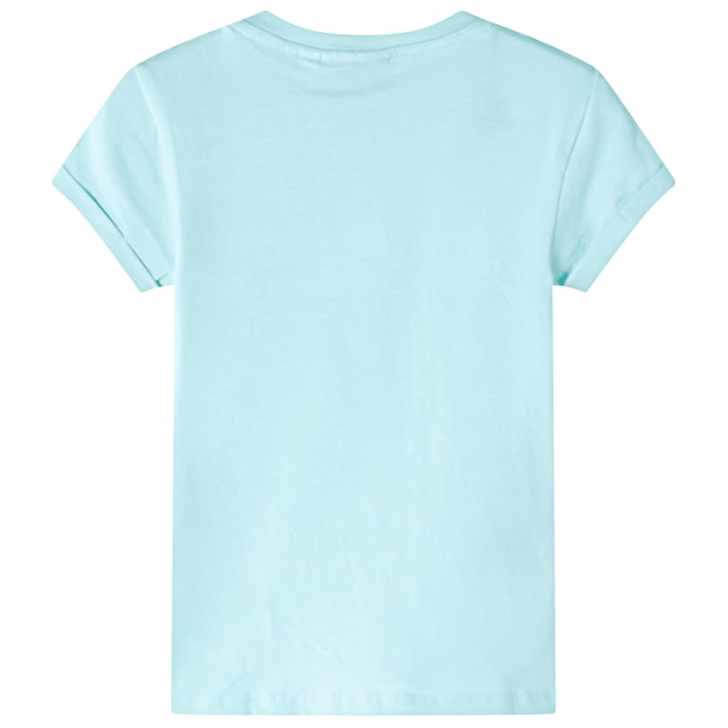 Vidaxl camisa para niños 116 azul claro azul