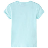 VidaXL Kindershirt 140 lichtzeeblauw - afbeelding 2