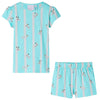 Vidaxl kinderpyjama met korte mouwen 116 ecru