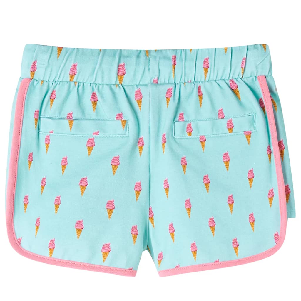 Vidaxl Shorts per bambini con Trekoord 104 Light Mint -Colored