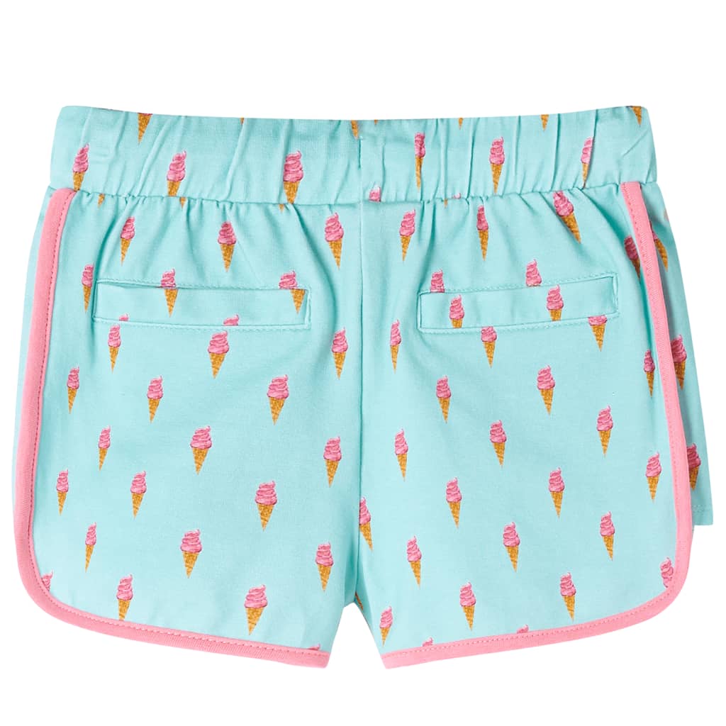 Vidaxl Shorts per bambini con Trekoord 116 Light Mint -Colored