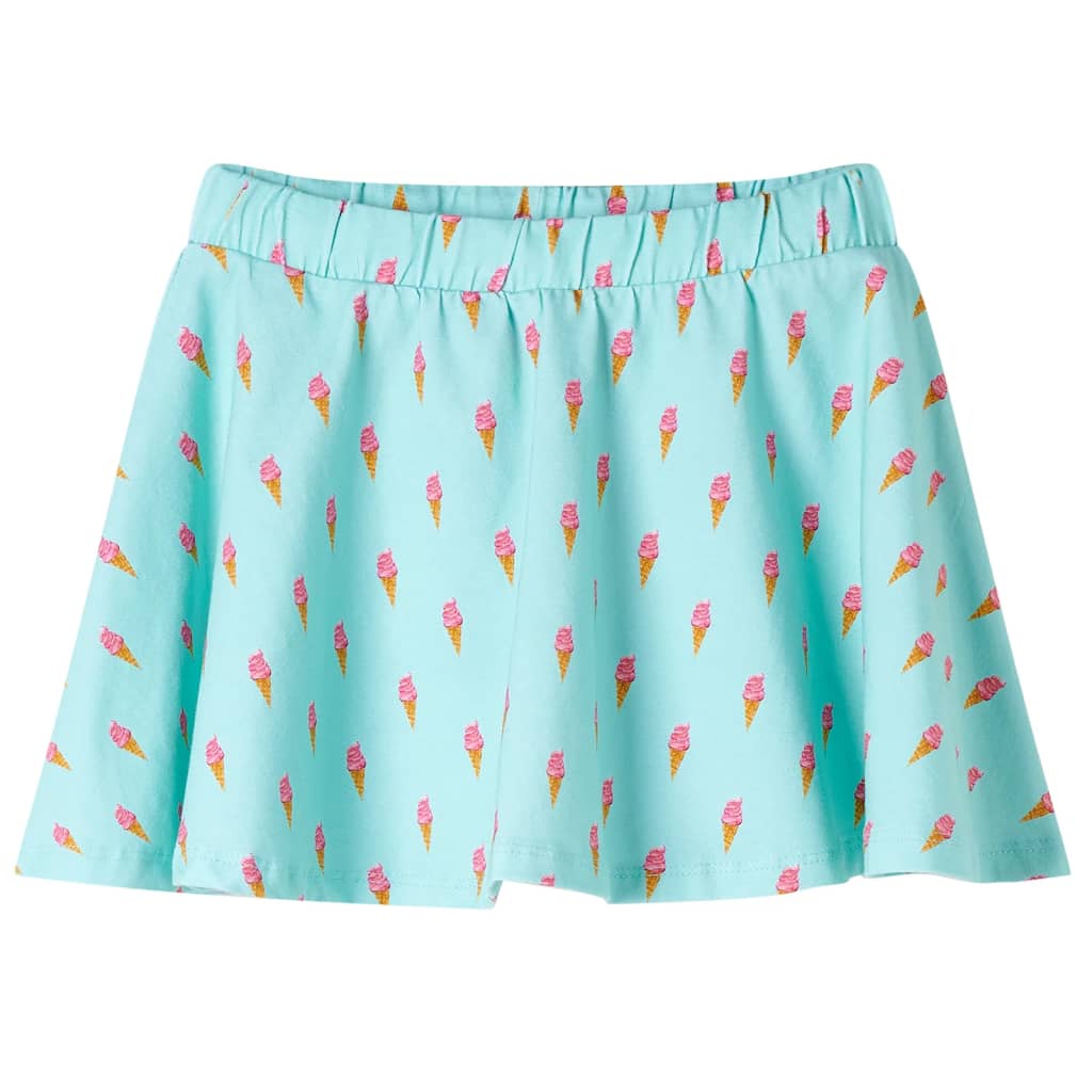 Vidaxl Falda infantil 140 menta ligera coloreada