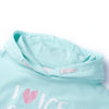 Vidaxl Siga per bambini con cappuccio 140 Blu chiaro