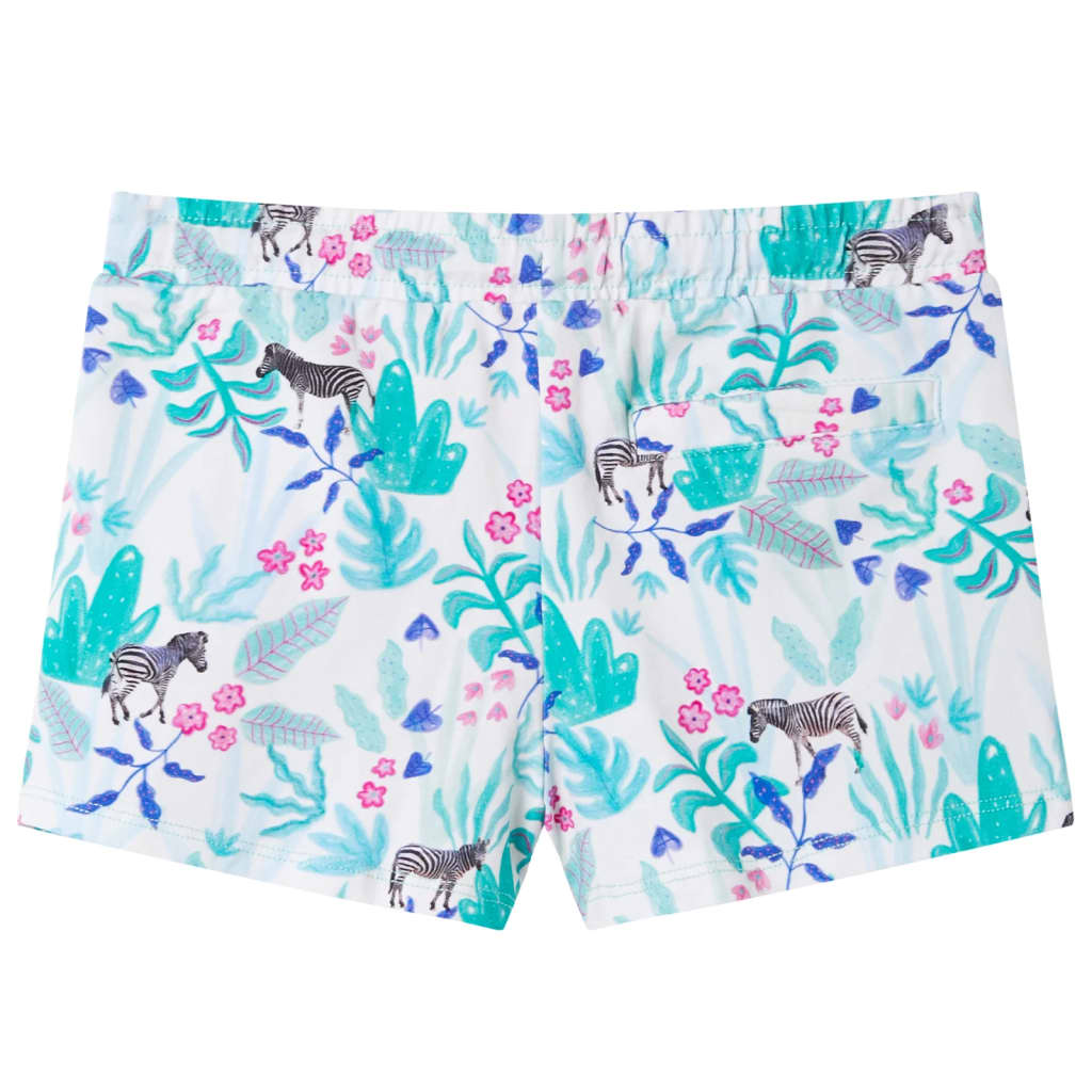 Vidaxl Shorts per bambini con Trekoord 92 Ecru e Dark Mint