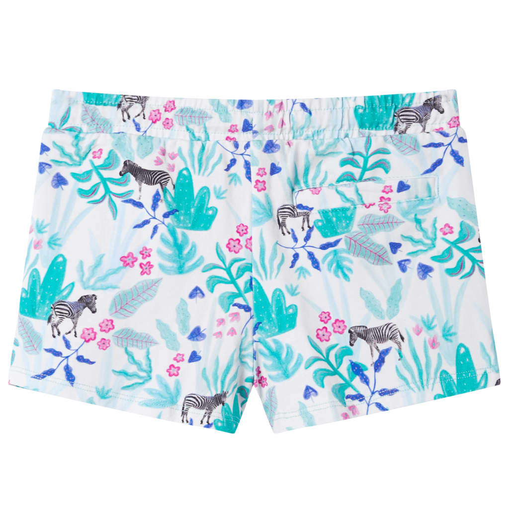 Vidaxl Shorts per bambini con Trekoord 116 Ecru e Donkermint