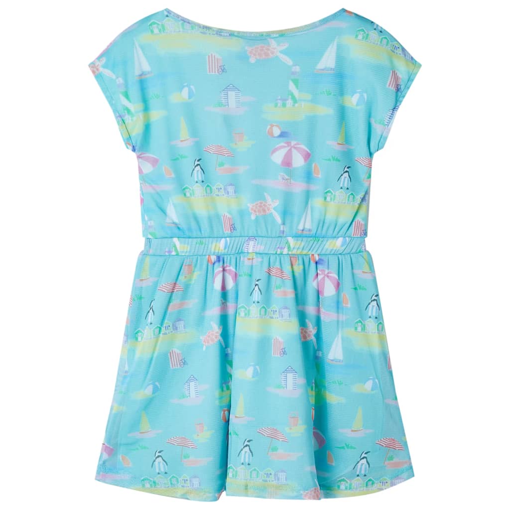 Vidaxl Vestido infantil 116 Azul claro