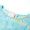 Vidaxl Vestido infantil 140 Light Sea Blue