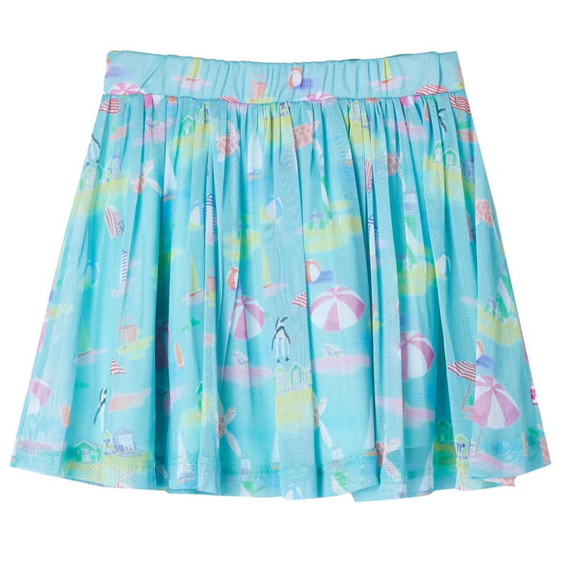 Gonna per bambini Vidaxl piegata 92 AQUA LIGHT BRIGHT