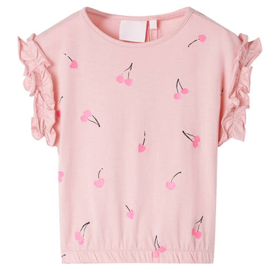 Vidaxl Shirt per bambini 92 rosa chiaro