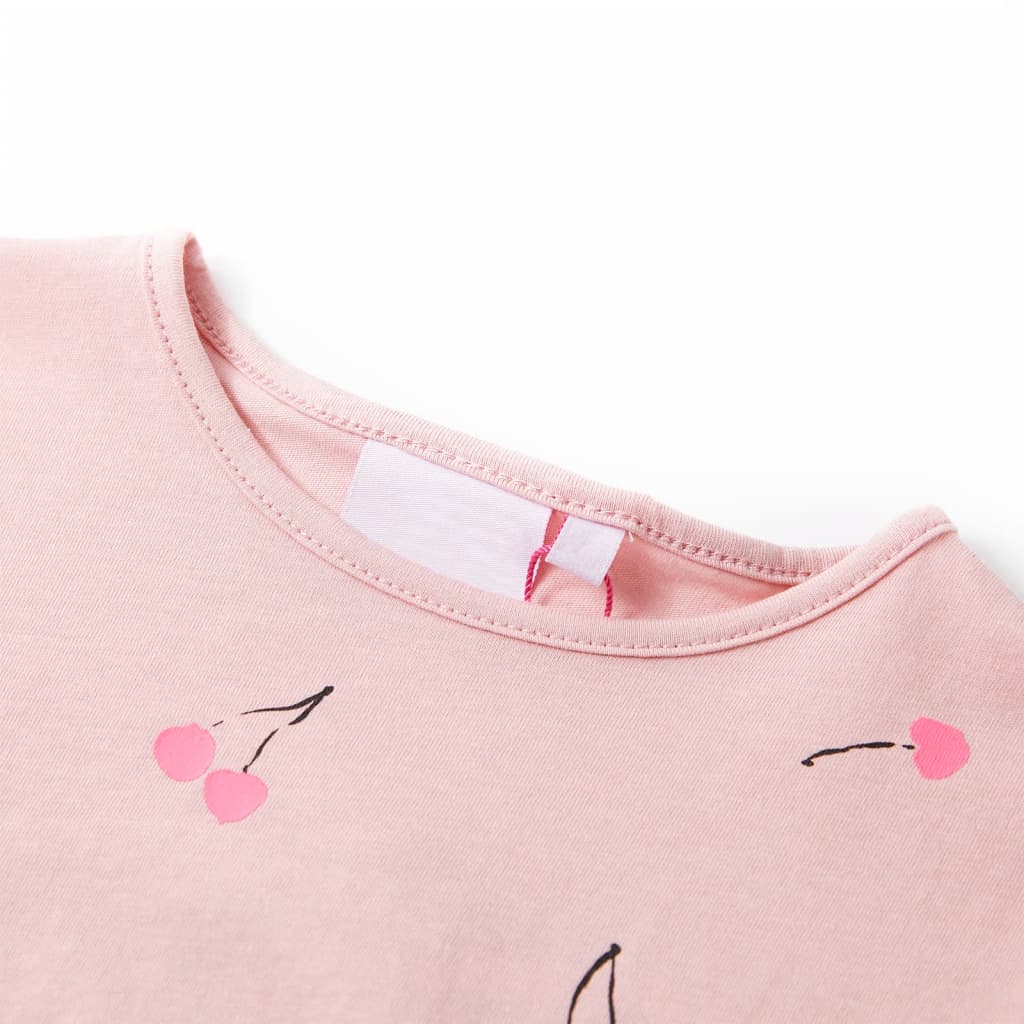 Vidaxl Shirt per bambini 92 rosa chiaro