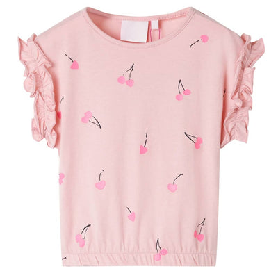 Vidaxl Shirt per bambini 140 rosa chiaro