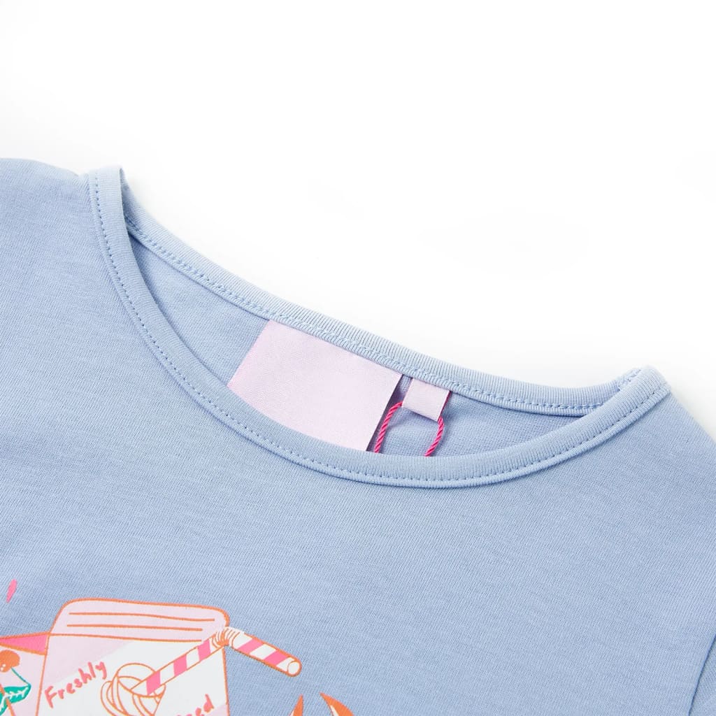 Vidaxl Camisa para niños 116 Azul