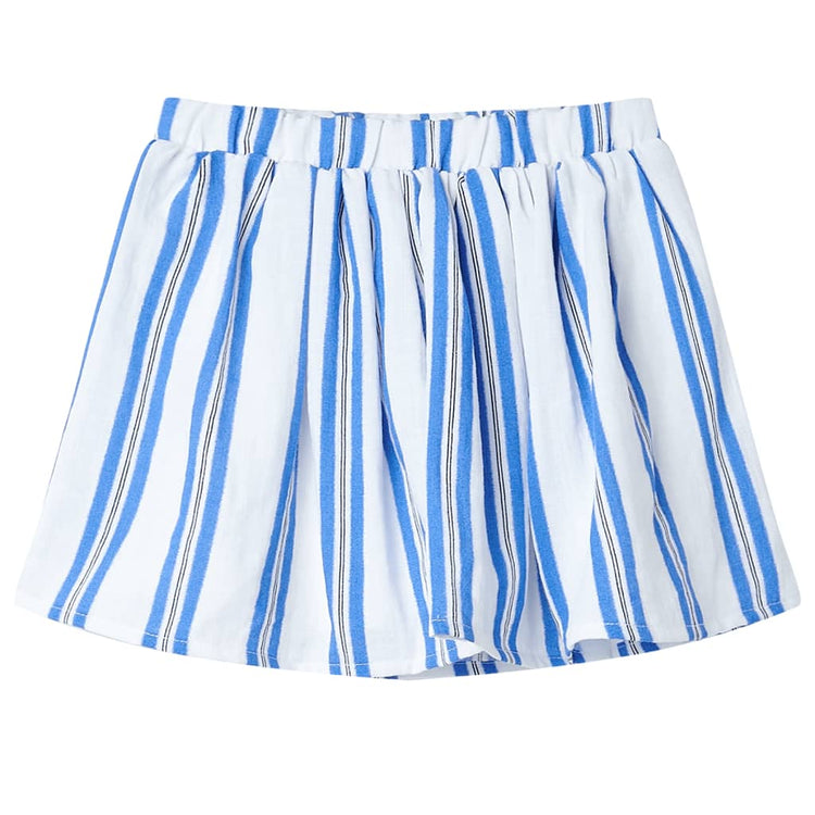 Vidaxl Falda infantil 92 Cobalt azul y blanco