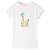 Vidaxl Camisa para niños 92 ECRU