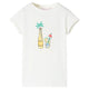 Vidaxl Camisa para niños 104 ECRU