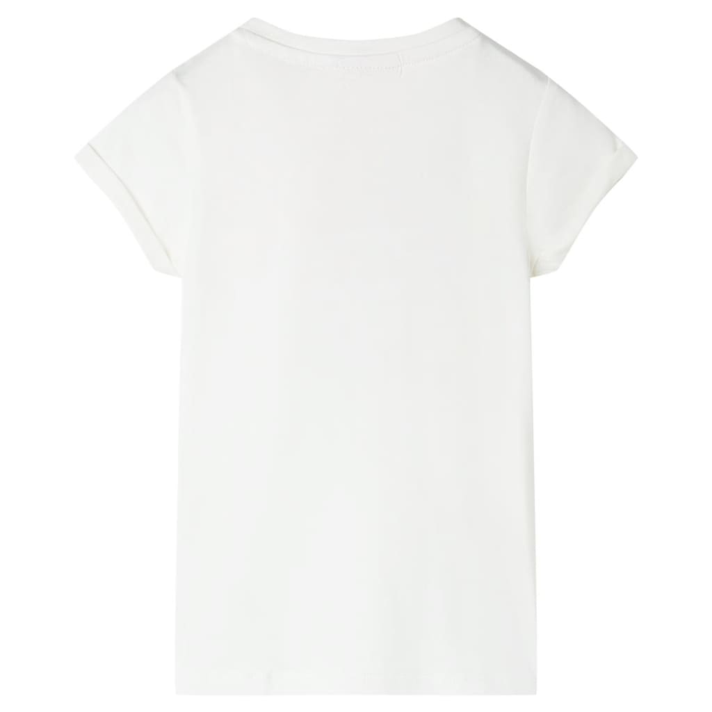 Vidaxl Camisa para niños 104 ECRU