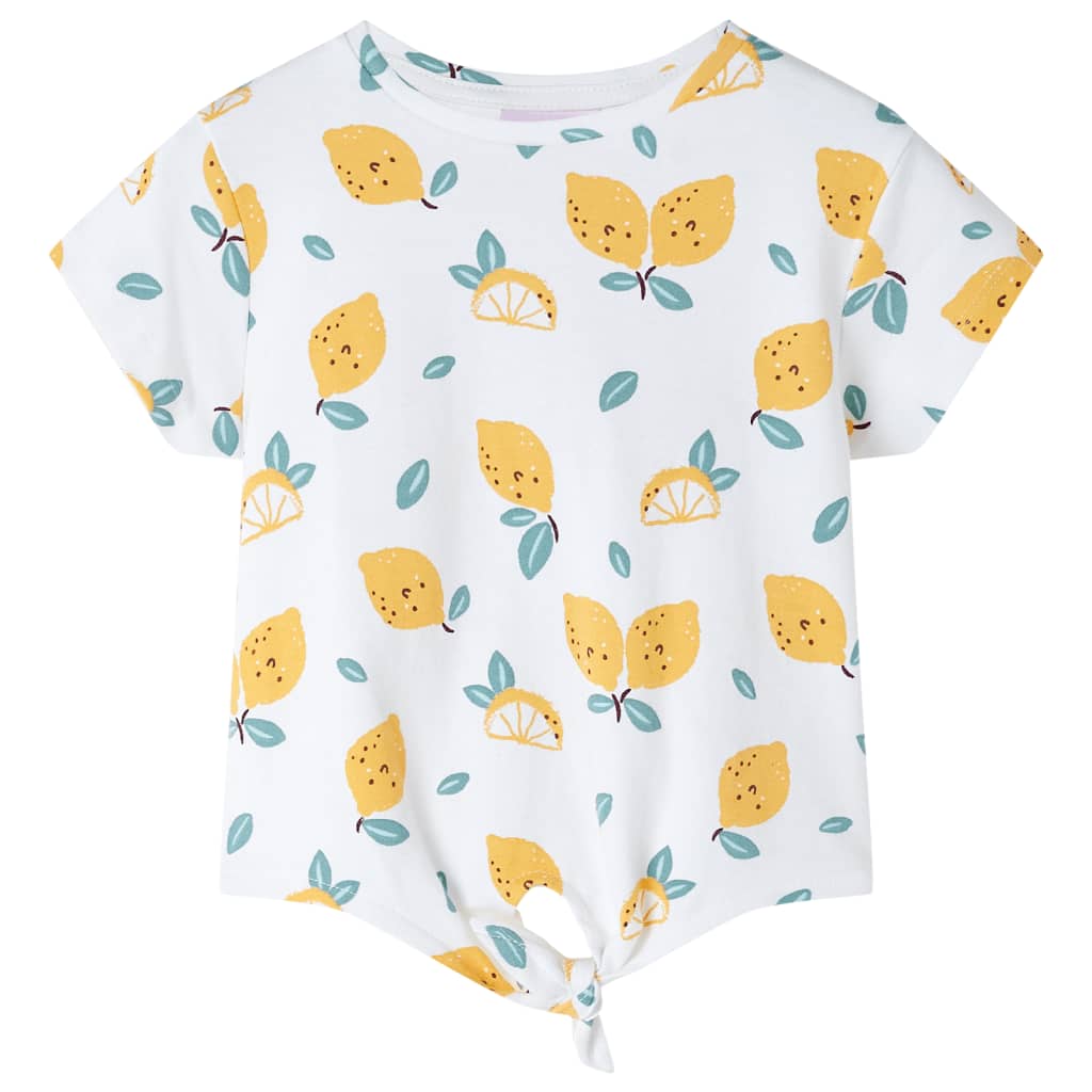 Camisa infantil de Vidaxl con botón en de zoom 92 ECRU