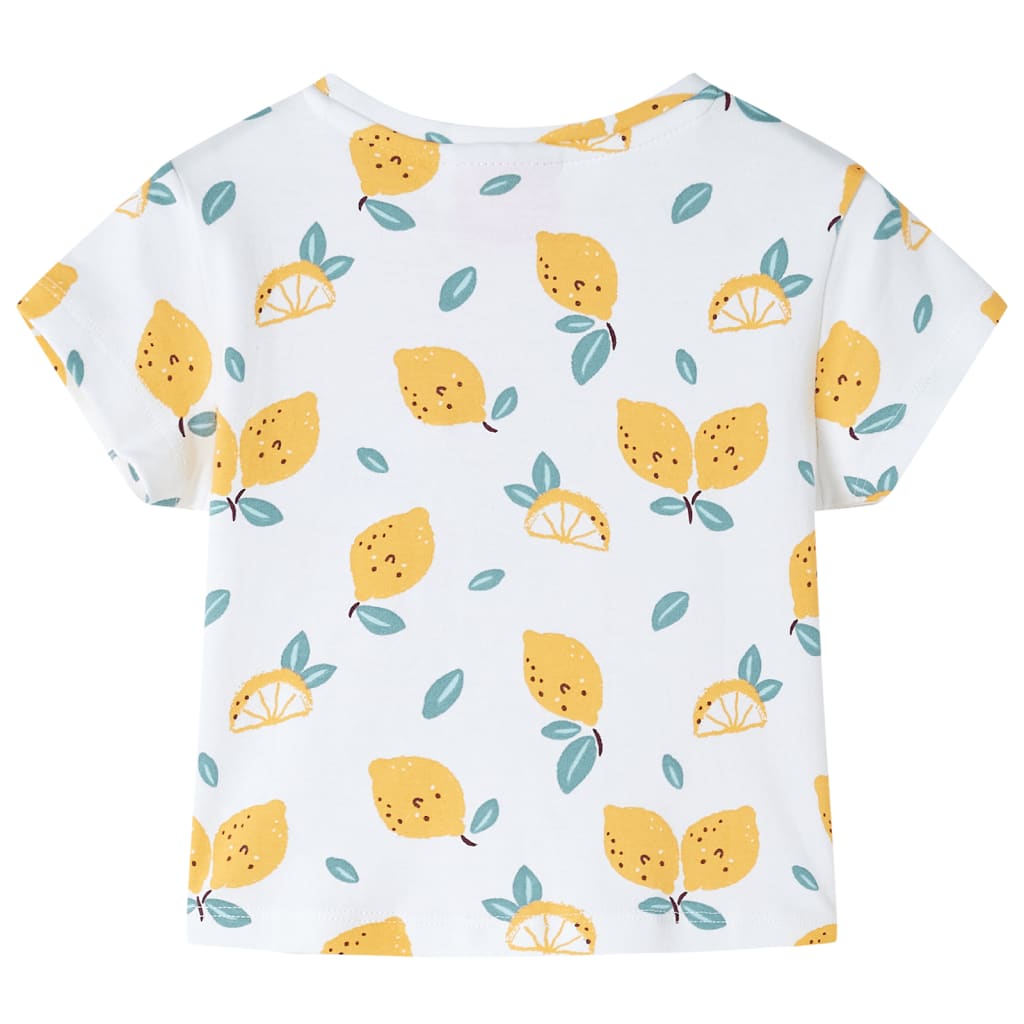 Camisa infantil de Vidaxl con botón en de zoom 92 ECRU
