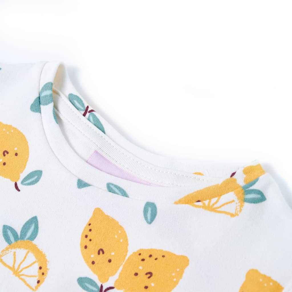 Camisa infantil de Vidaxl con botón en de zoom 92 ECRU