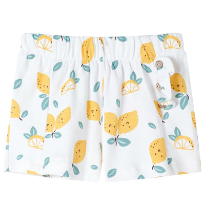 Pantaloncini per bambini Vidaxl 128 ECRU