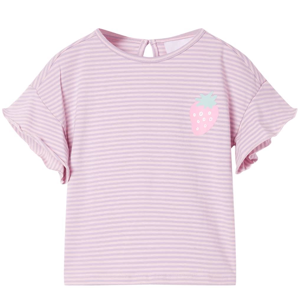 Camicia per bambini Vidaxl con volant 92 lila