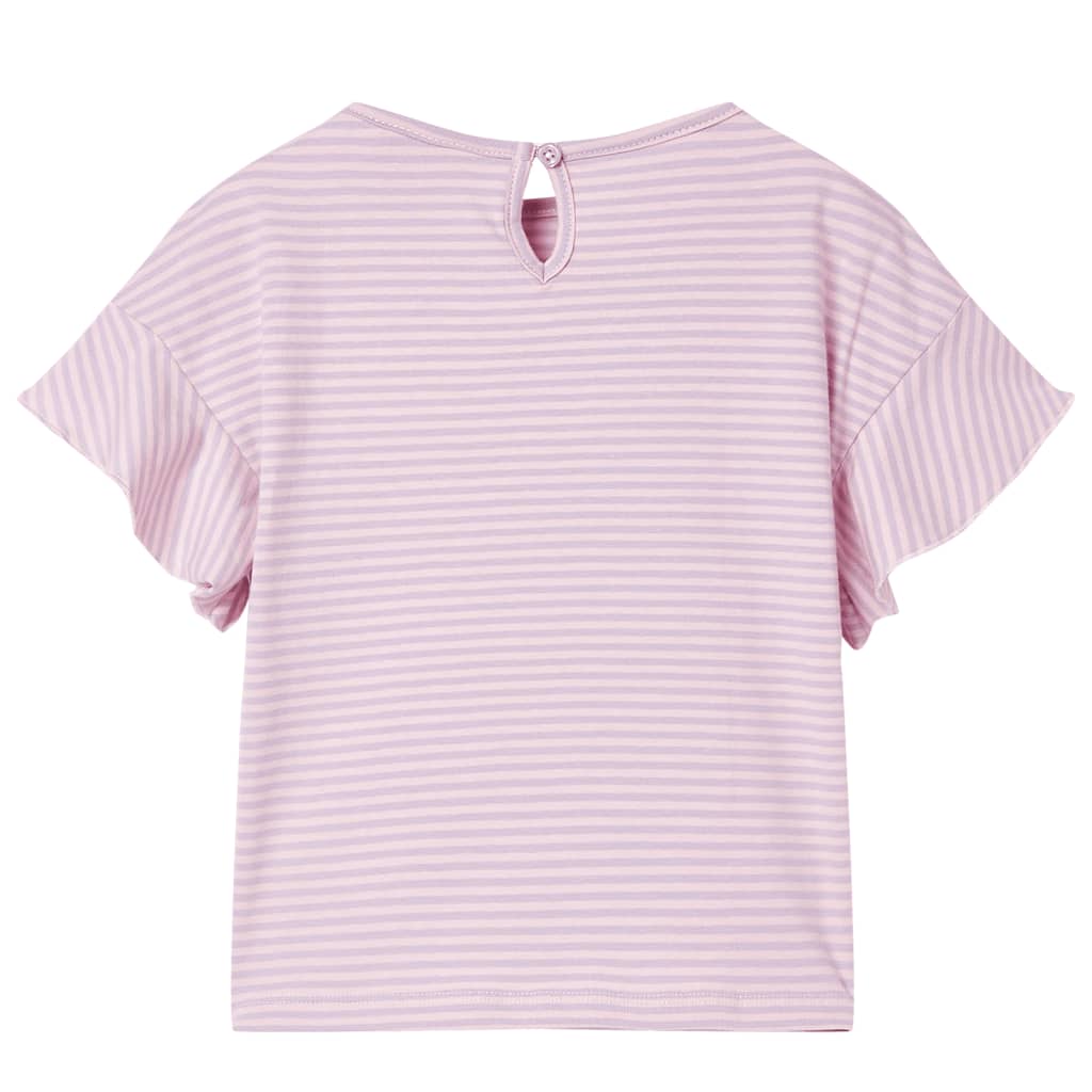 Camicia per bambini Vidaxl con volant 92 lila