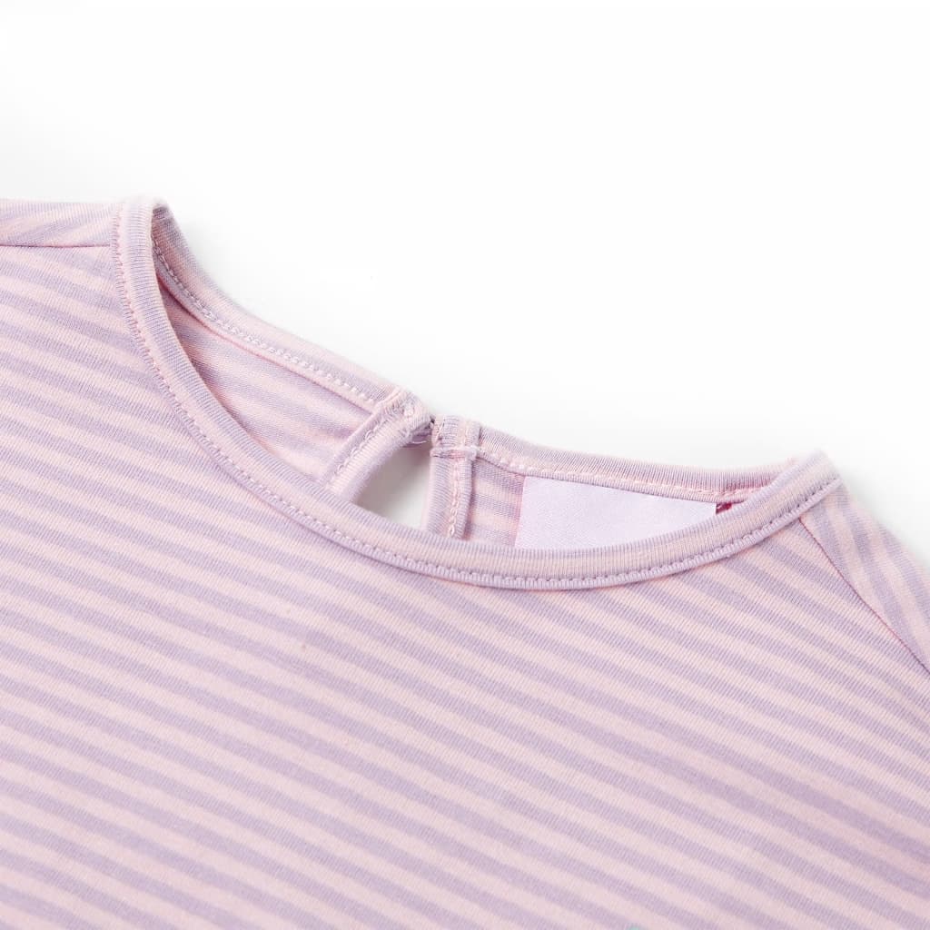 Camicia per bambini Vidaxl con volant 92 lila