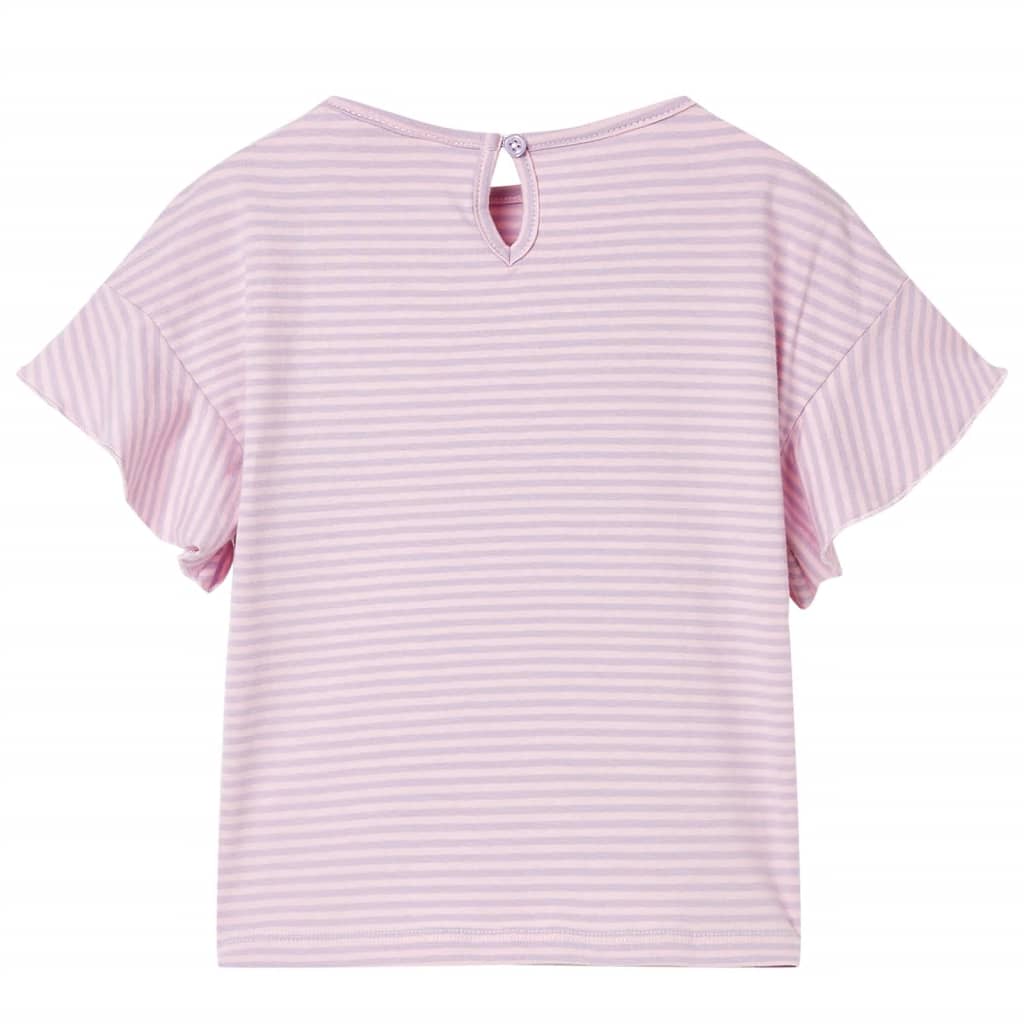 Vidaxl camisa para niños con volantes 116 lila