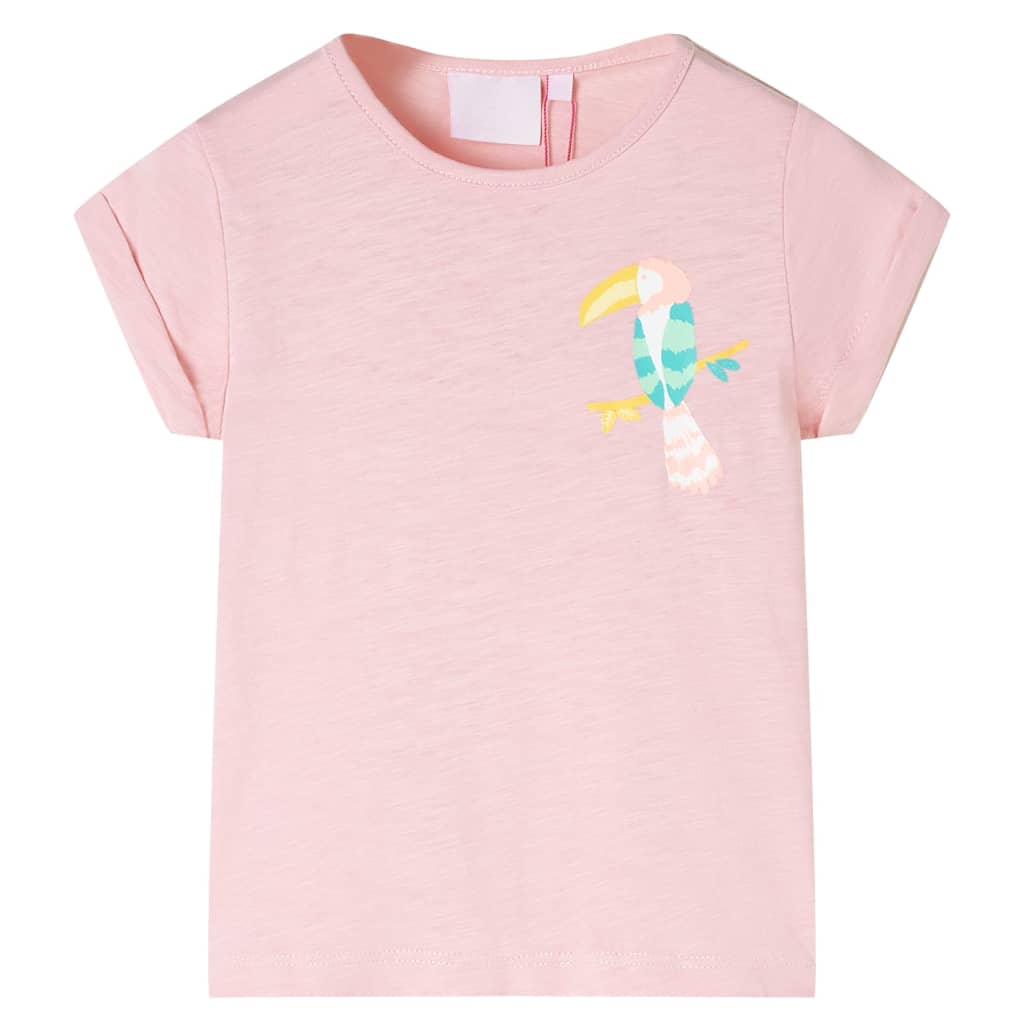 Vidaxl Shirt per bambini 92 rosa chiaro