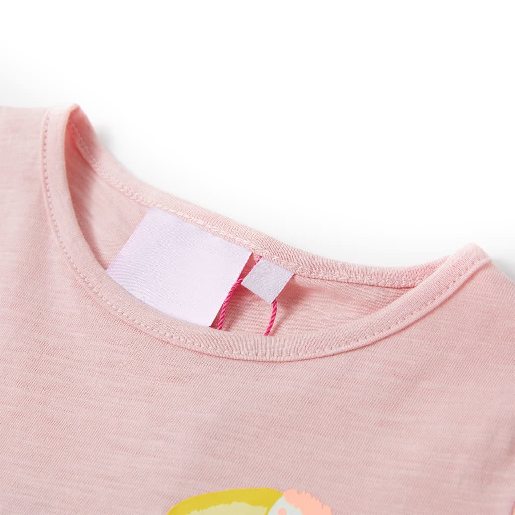 Vidaxl Shirt per bambini 92 rosa chiaro