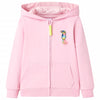 Vidaxl chaleco para niños con capucha y Zits 92 Bright Pink