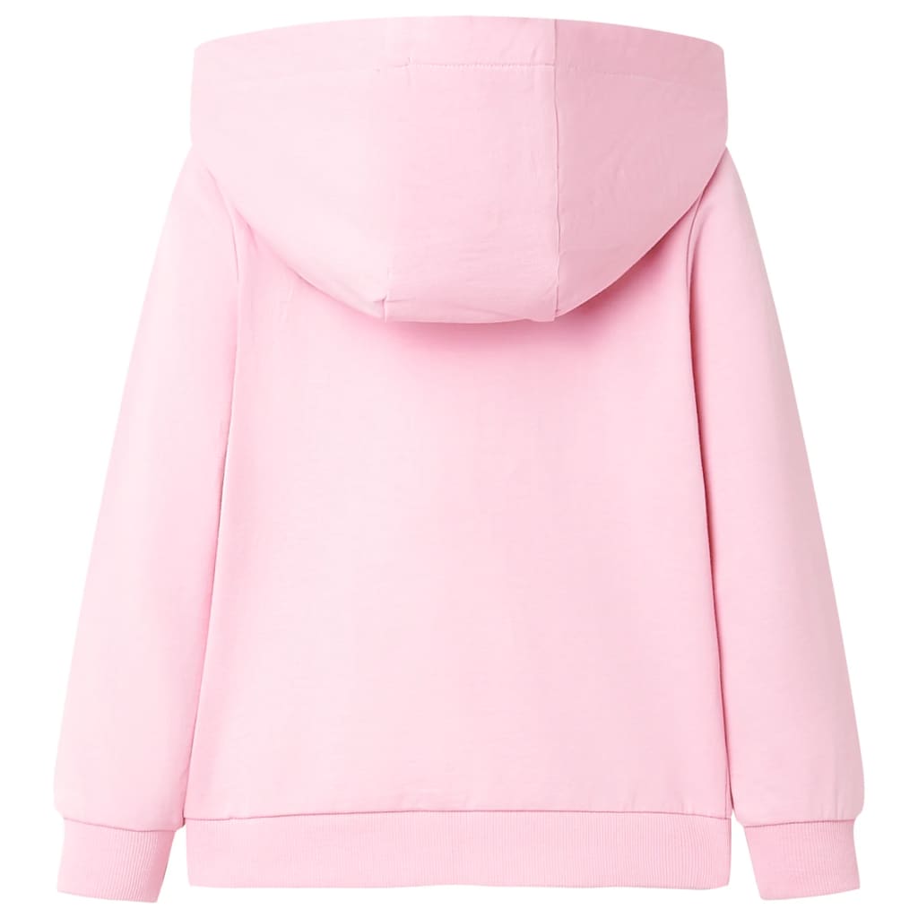 Vidaxl chaleco para niños con capucha y Zits 92 Bright Pink