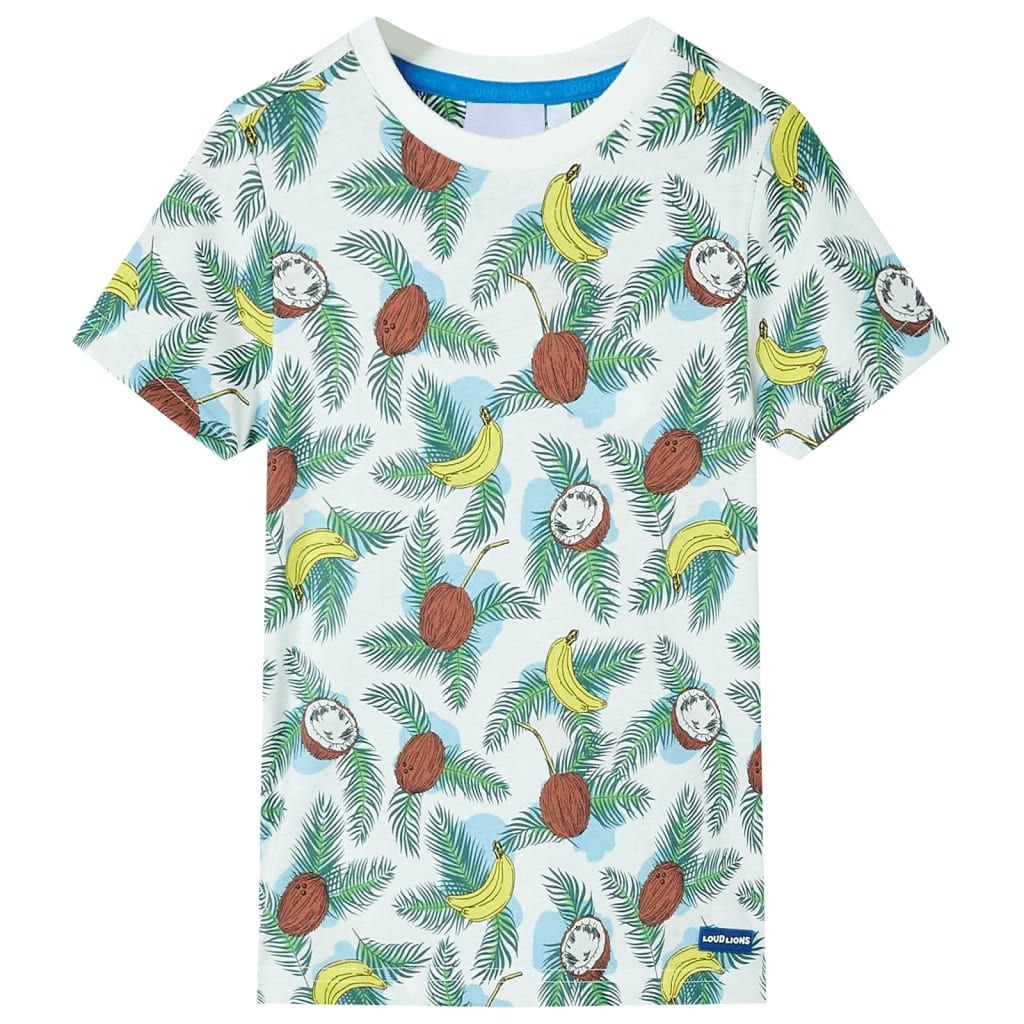 VidaXL Kindershirt met korte mouwen 92 meerkleurig