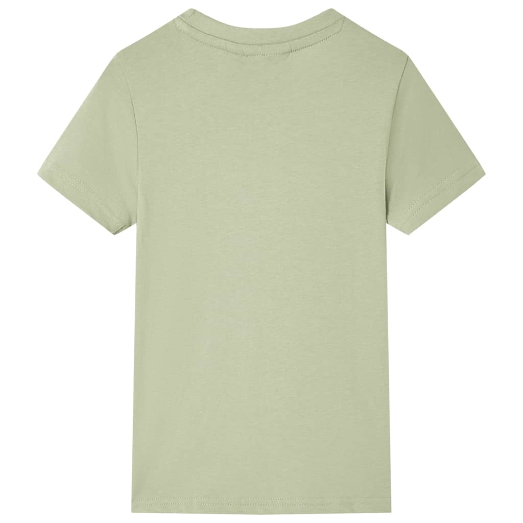 Camisa para niños Vidaxl con mangas cortas 116 Light Kakikentig