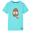VidaXL Kindershirt met korte mouwen 116 zeeblauw