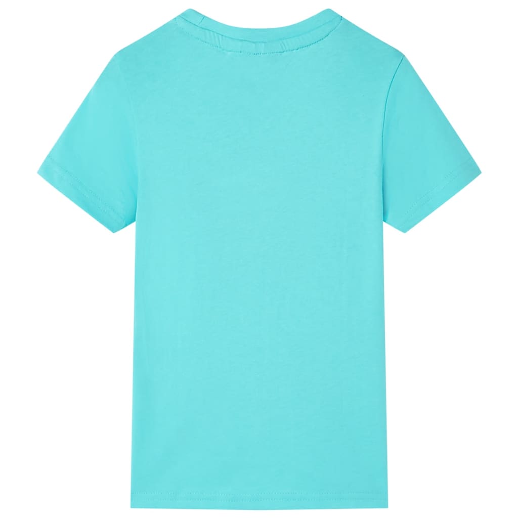 Vidaxl Shirt per bambini con maniche corte 116 Mare Blu