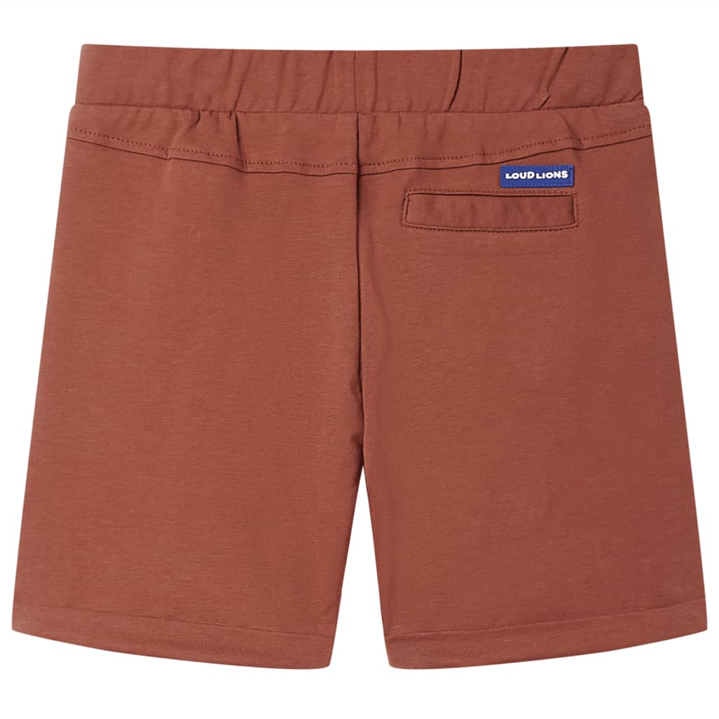 Vidaxl Shorts para niños con Trekkoord 104 Brown
