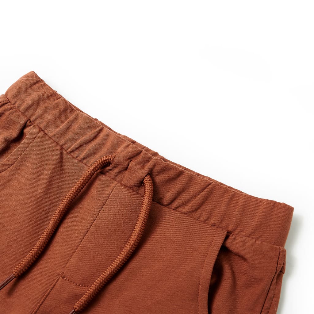 Vidaxl Shorts per bambini con trekkoord 104 Brown