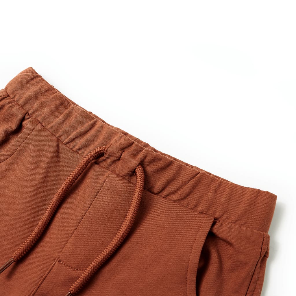 Vidaxl Shorts per bambini con Trekoord 128 Brown