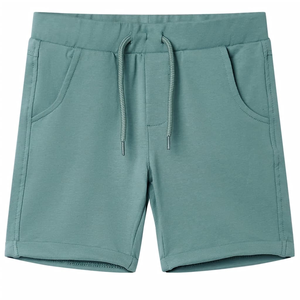 Vidaxl Shorts per bambini con trekkoord 128 oudpetrol