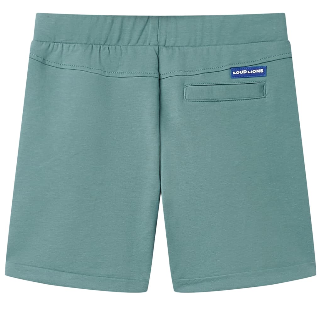 Vidaxl Shorts per bambini con trekkoord 128 oudpetrol