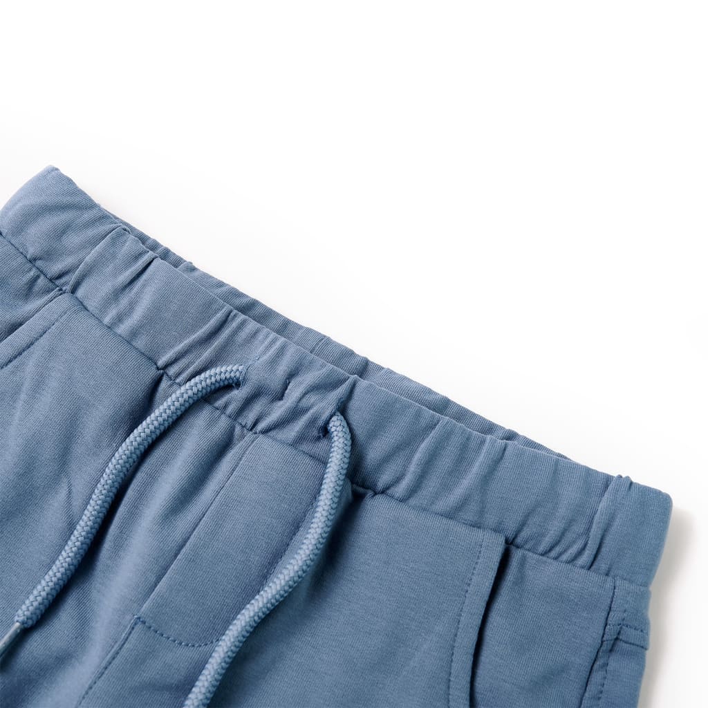 Vidaxl Shorts per bambini con trekoord 92 blu scuro