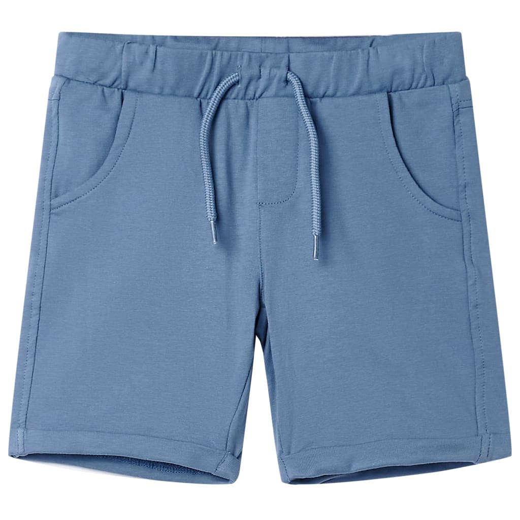 Vidaxl Shorts per bambini con trekoord 104 blu scuro